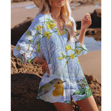 Carregar imagem no visualizador da galeria, Vestido Feminino Primavera 3D