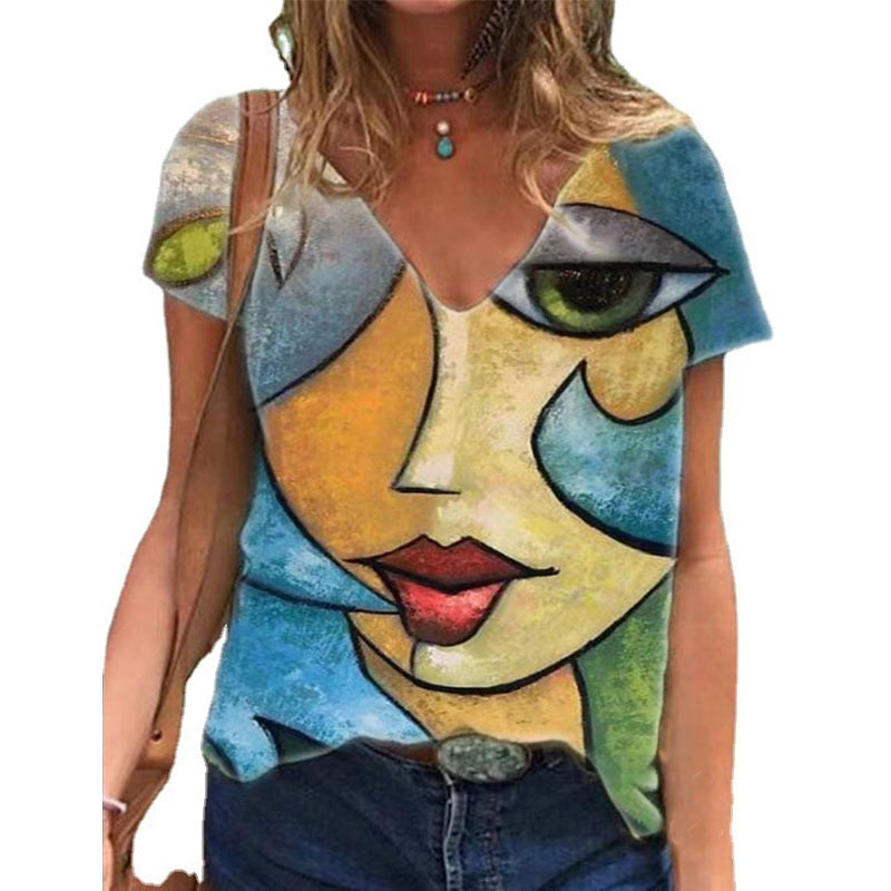 Camisa feminina Face Alegre